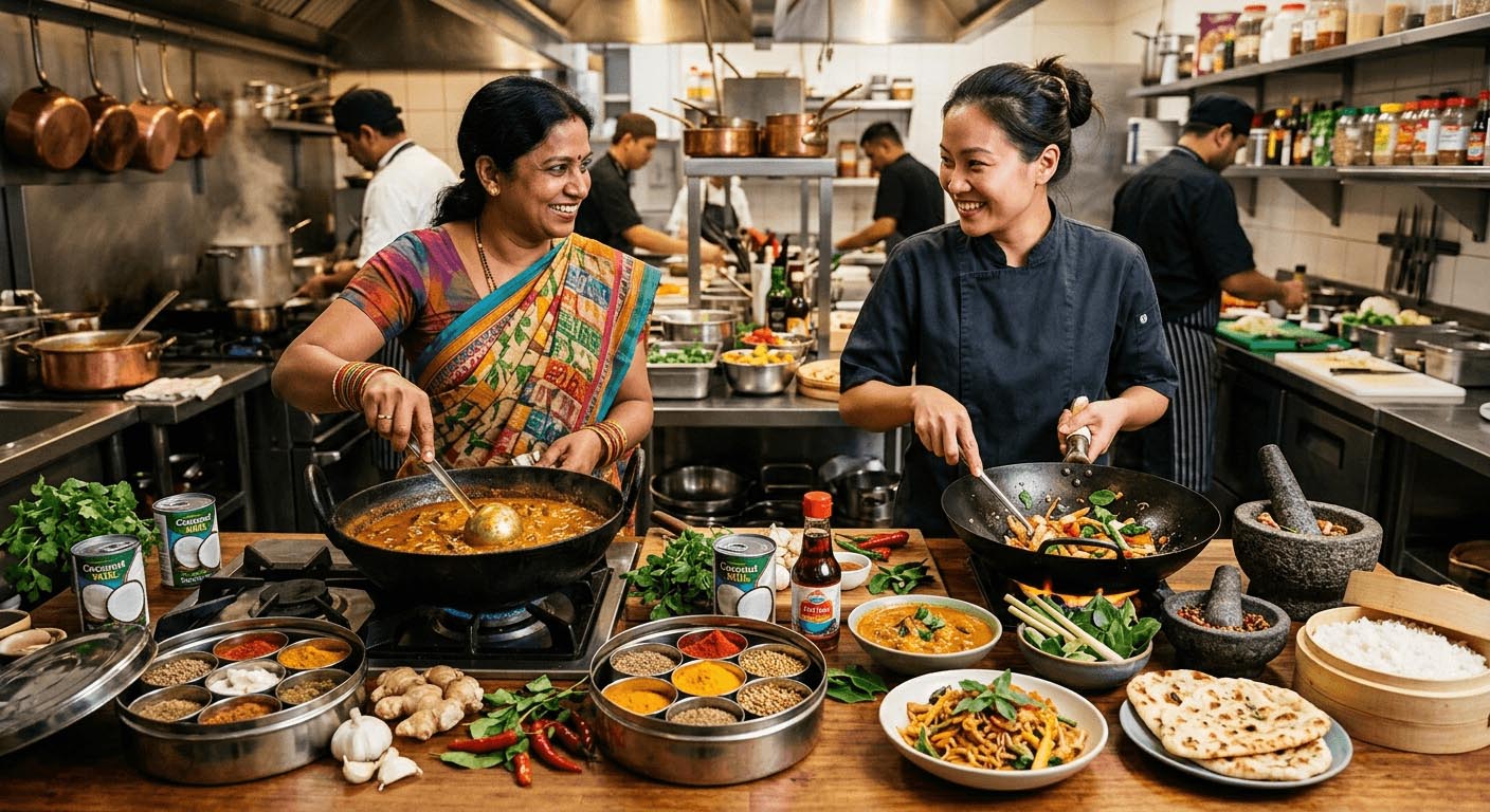 How Indian Cooking Traditions Fit Into the Broader Asian Kitchen